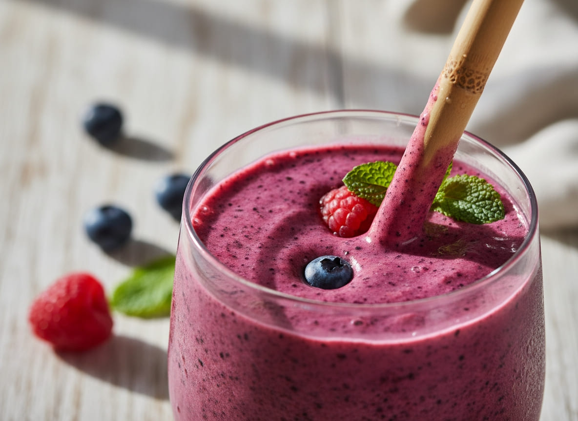 Berry Protein Smoothie (High-Protein, GLP-1 Friendly)