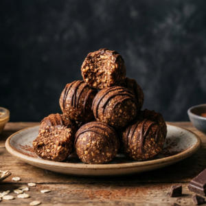 Peanut butter protein balls snack for GLP-1 diet