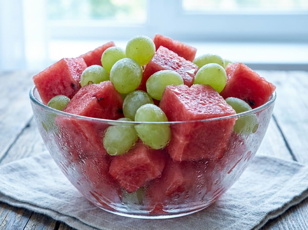 Melon and grapes for GLP-1 nausea