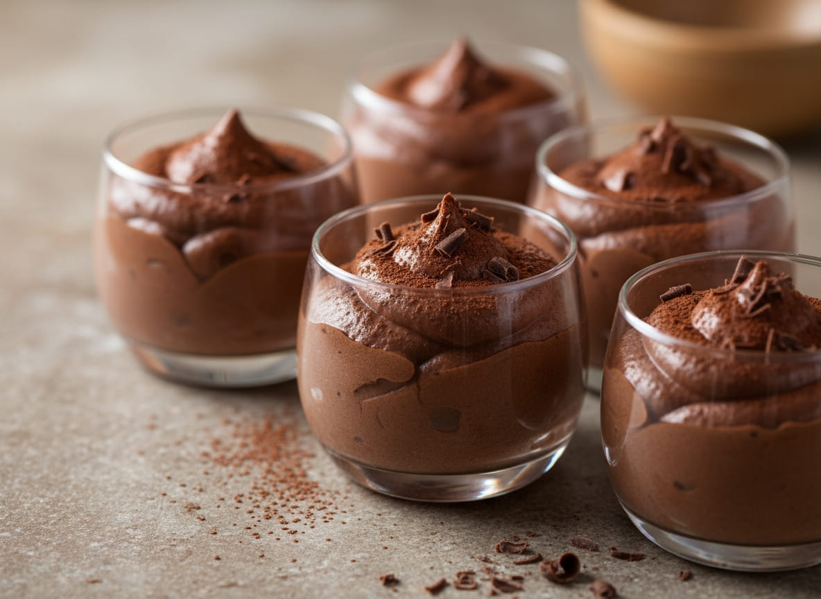Dark Chocolate Cottage Cheese Mousse (GLP-1 Protein Dessert)