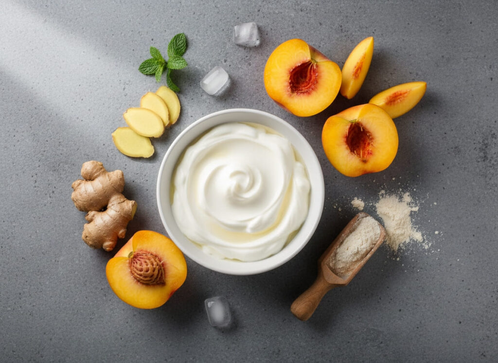 Ingredients for GLP-1 nausea prevention smoothie