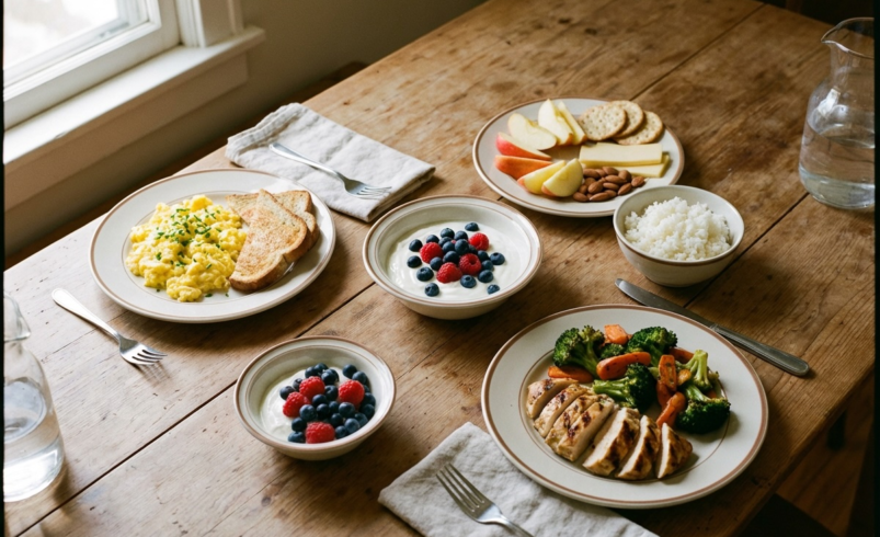 Healthy foods for GLP-1 meal plan