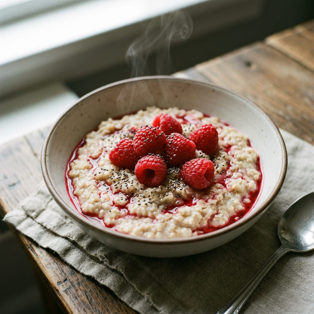 High fiber oatmeal for GLP-1 breakfast