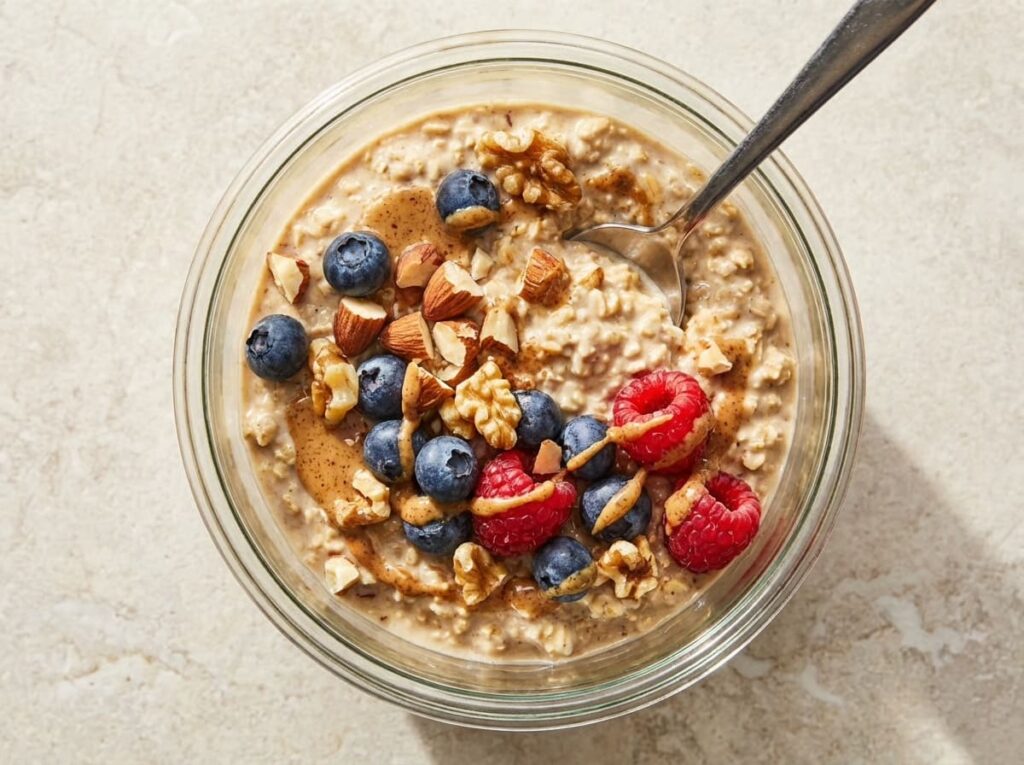 Protein overnight oats for GLP-1 meal plan