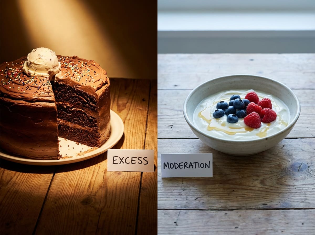 Sugary foods vs healthy options for a GLP-1 diet