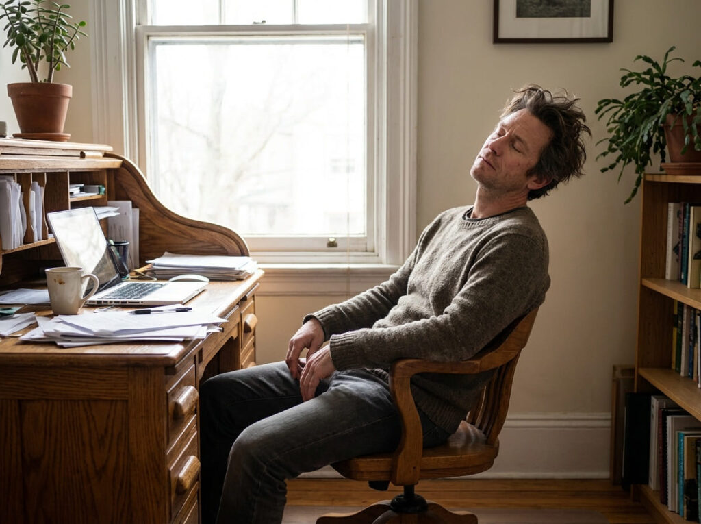 Man dealing with fatigue from GLP-1s