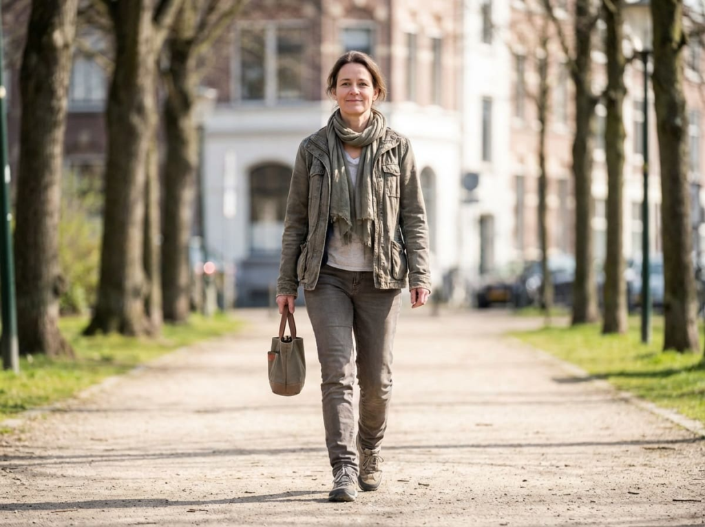 Woman walking to manage GLP-1 side effects