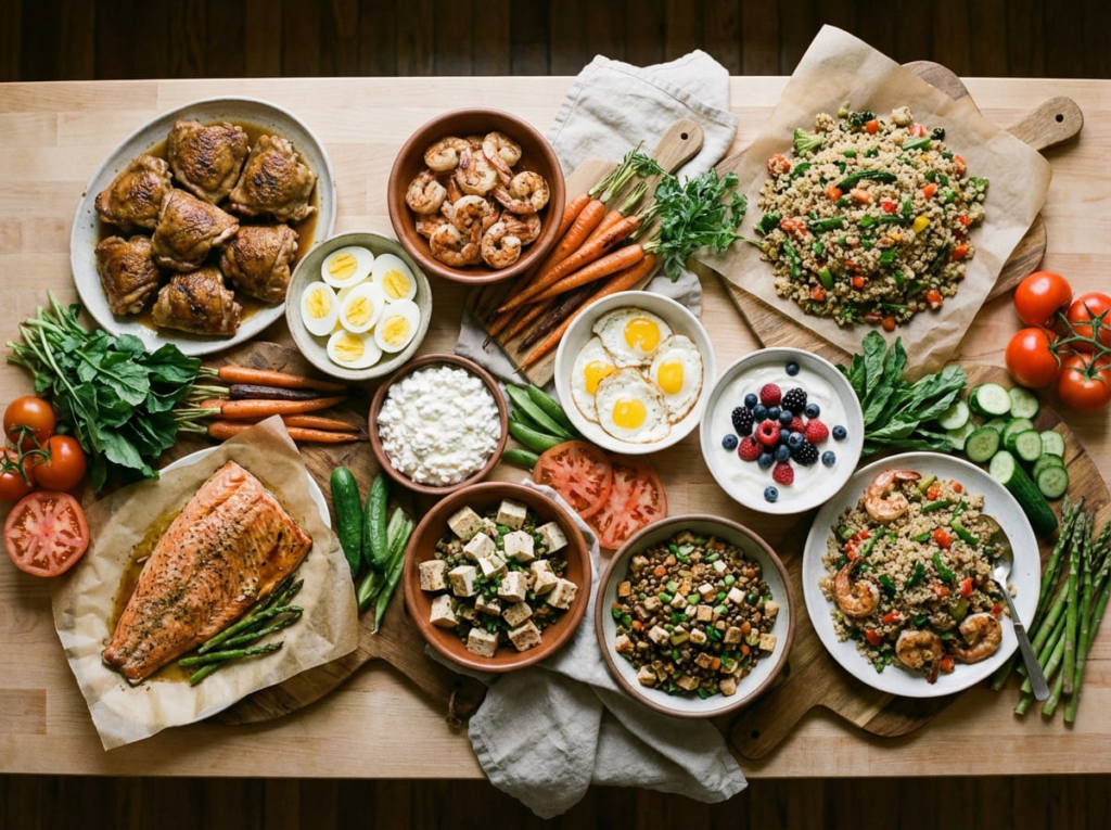 High protein foods for GLP-1 meals