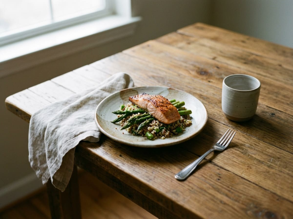 Small meal portion for managing GLP-1 nausea