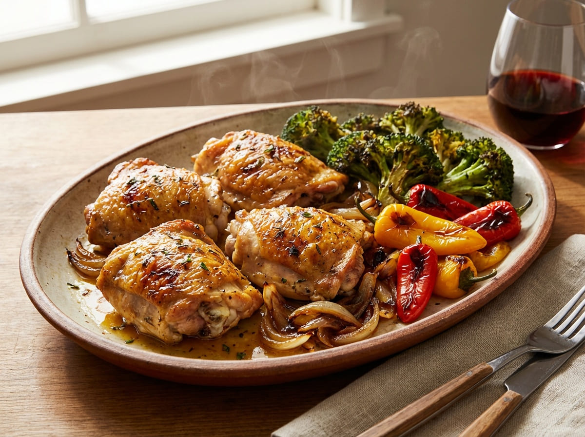 Sheet Pan Chicken with Roasted Vegetables (GLP-1 Dinner)