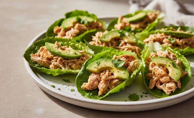 Turkey & Avocado Lettuce Wraps (GLP-1 Lunch Idea)