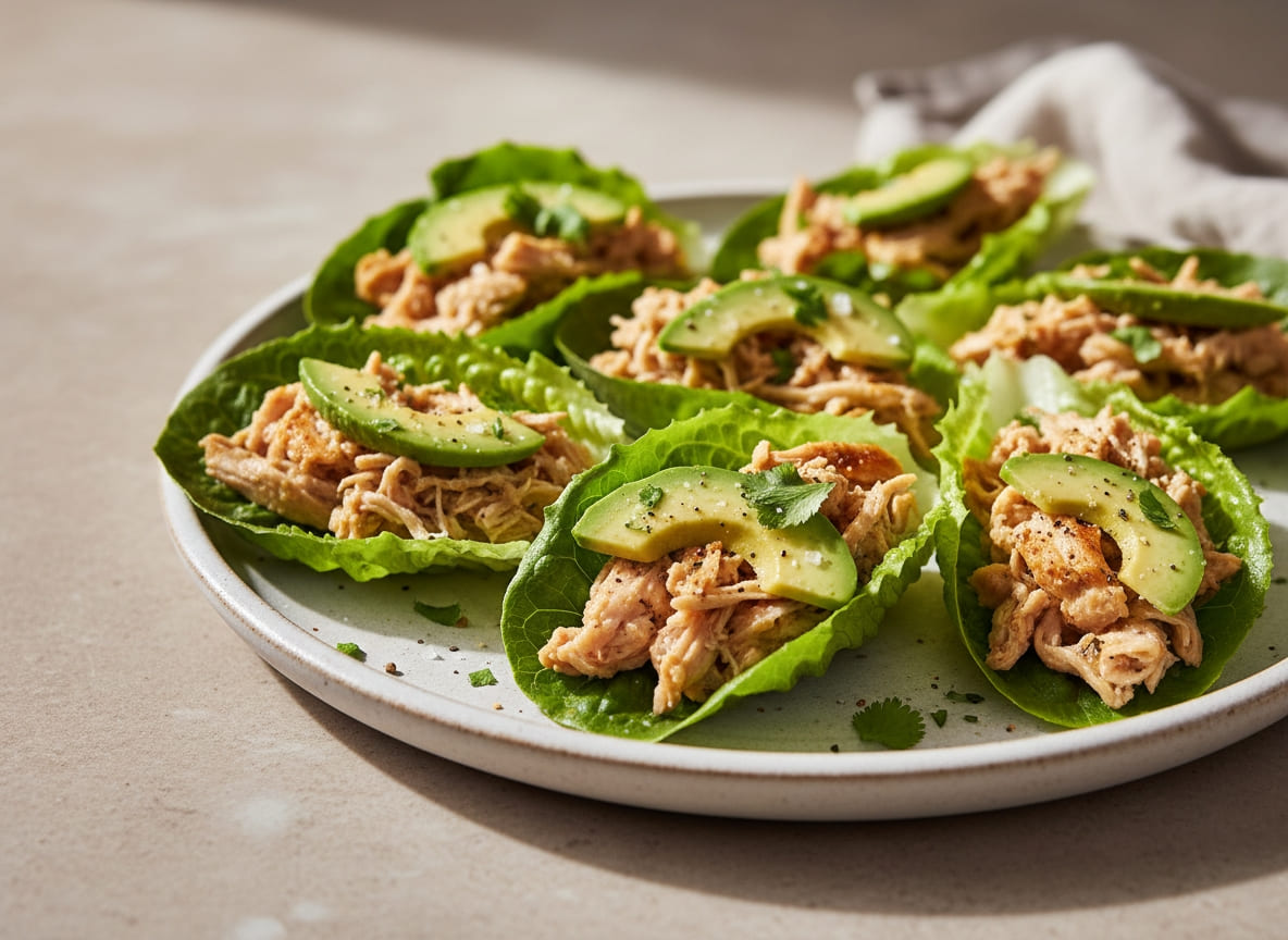 Turkey & Avocado Lettuce Wraps (GLP-1 Lunch Idea)
