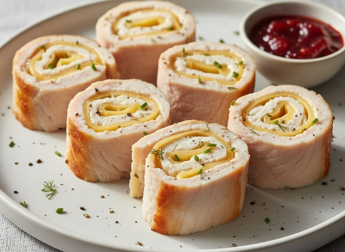 Turkey and Cheese Roll-Ups (GLP-1 No-Cook Snack)
