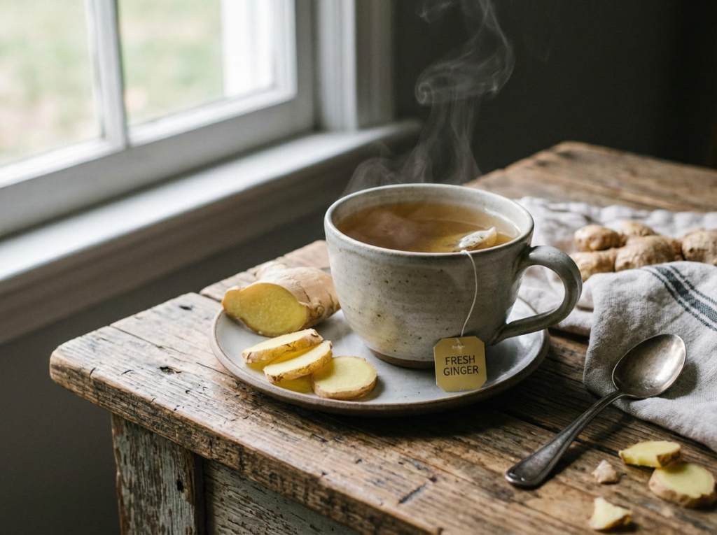 Ginger tea for GLP-1 nausea