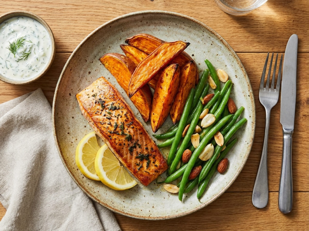 High protein dinner for GLP-1 diet