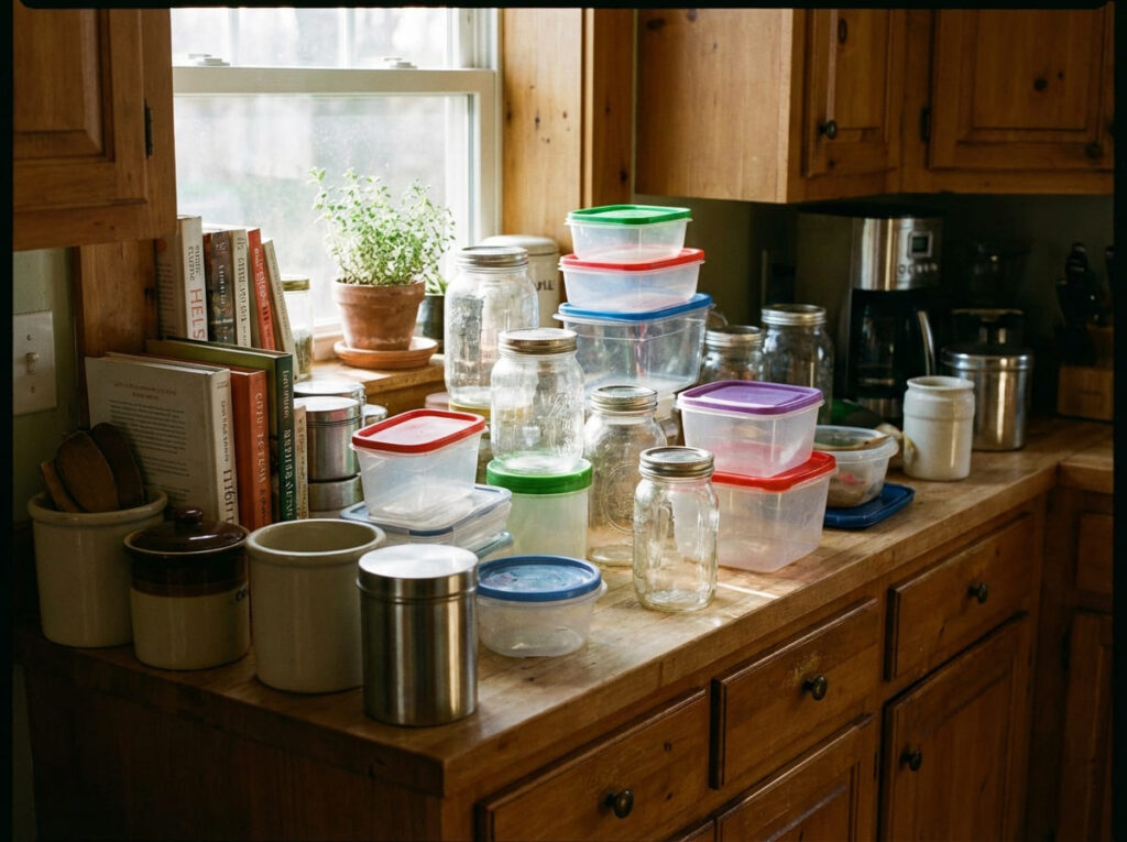 Storage containers for GLP-1 meal prep